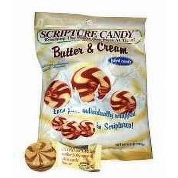 Scripture Candy 544485 Candy Scripture Butter & Cream 5. 5Oz Bags