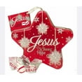 thumbnail image 1 of Scripture Candy, Jesus Our Shining Hope Red Ornament Star Tin With Old-Fashioned Soft Peppermint, 1 of 2