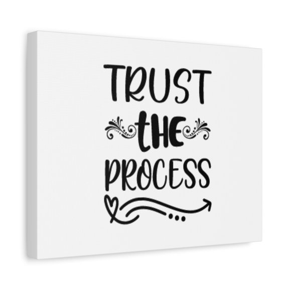 Scripture Canvas Trust The Process Psalm 9:10 Christian Wall Art Bible Verse Print Ready to Hang