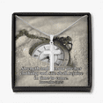thumbnail image 1 of Scripture Card Her Strength Proverbs 31:25 Cross Card Necklace w Stainless Steel Pendant Religious, 1 of 20