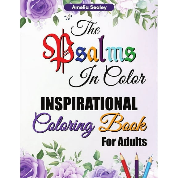 Scripture Coloring Book for Adults: Inspirational Coloring Book with Scripture for Adults, (Paperback)