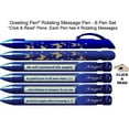 thumbnail image 1 of Scripture Greeting Pen 36014 Inspirational Angel Scripture Pens With Rotating Messages Pack of 6, 1 of 1