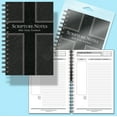 thumbnail image 1 of Scripture Notes Bible Study Notebook-Black (Hardcover), 1 of 4