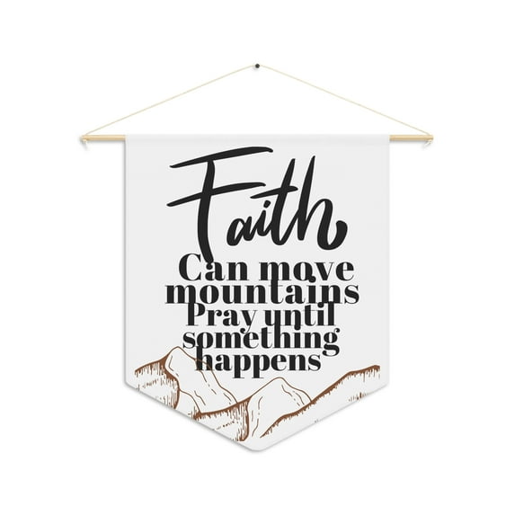 Scripture Pennant wall art, home decor, inspirational interior design