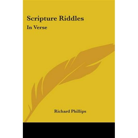 Scripture Riddles : In Verse