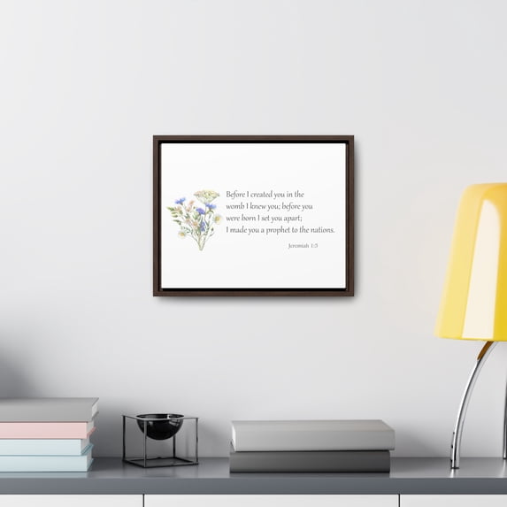 Scripture Sign, Bible Verse Sign, God Knows Your Purpose, Jeremiah 1:5