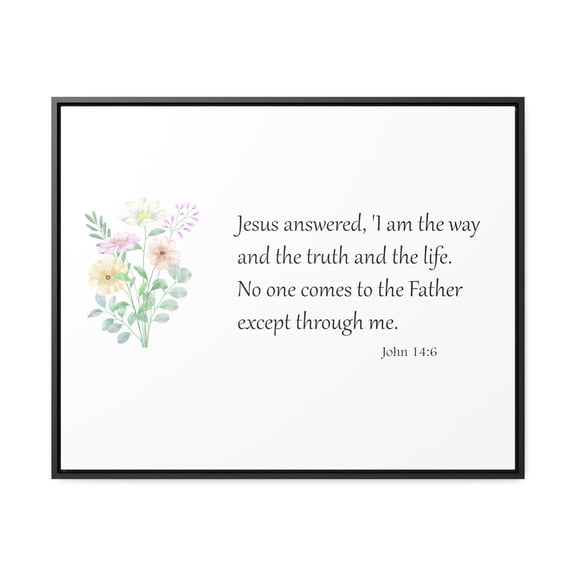 Scripture Sign, Bible Verse Sign, Jesus is our Savior, John 14:6