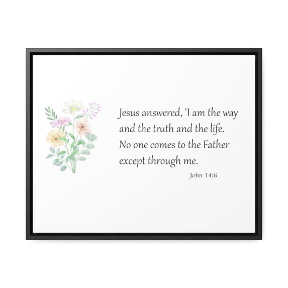 Scripture Sign, Bible Verse Sign, Jesus is our Savior, John 14:6