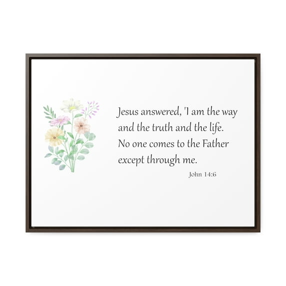 Scripture Sign, Bible Verse Sign, Jesus is our Savior, John 14:6