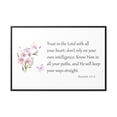 thumbnail image 1 of Scripture Sign, Bible Verse Sign, Trust in the Lord, Proverbs 3:5-6, 1 of 5