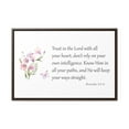 thumbnail image 1 of Scripture Sign, Bible Verse Sign, Trust in the Lord, Proverbs 3:5-6, 1 of 5