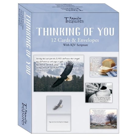 Family Treasures Wholesale 22492X Thinking of You Scripture Boxed Card, Box of 12