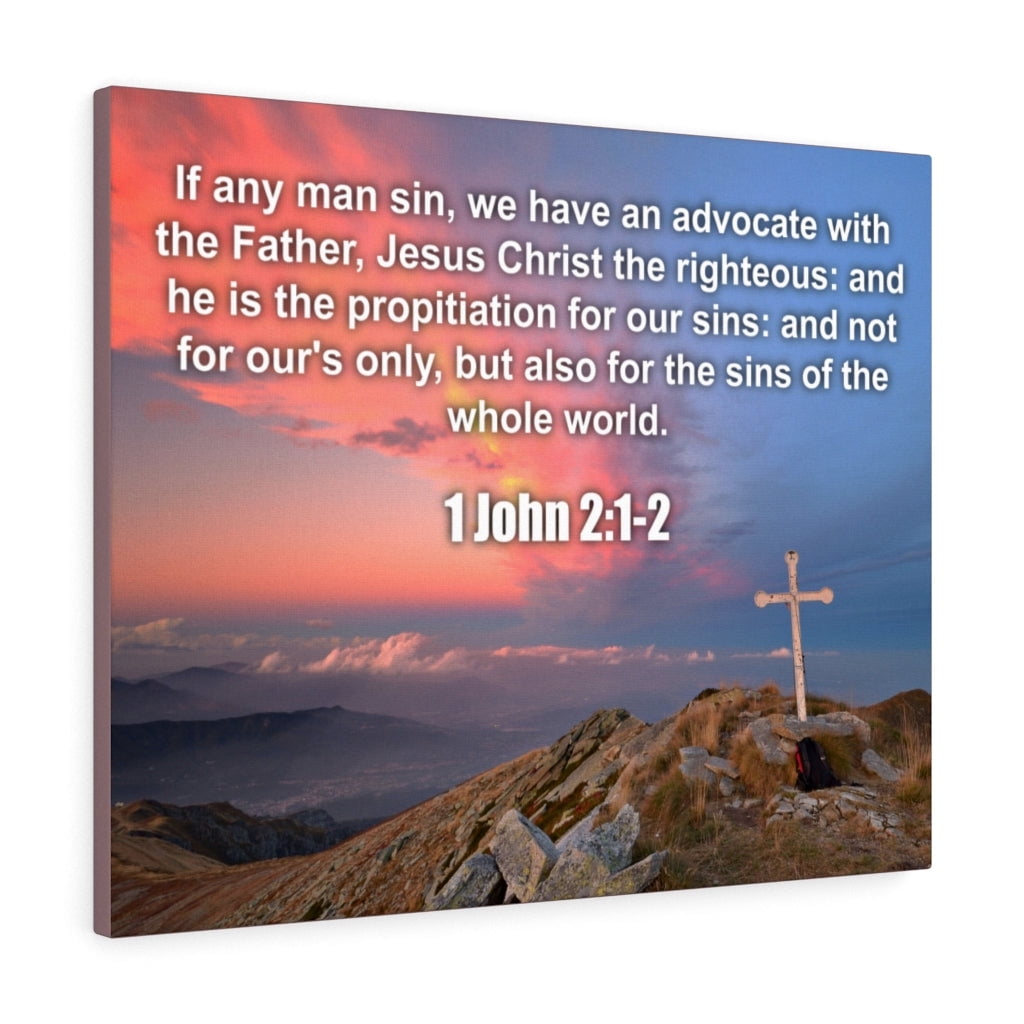 Scripture Walls 1 John 2:1-2 Jesus Christ The Righteous Bible Verse ...