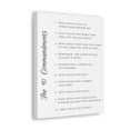 thumbnail image 1 of Scripture Walls 10 Commandments White Christian Wall Art Print Ready to Hang Unframed, 1 of 18