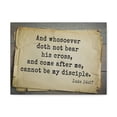 thumbnail image 1 of Scripture Walls Be My Disciple Luke 14:27 Bible Verse Canvas Christian Wall Art Bible Verse Print Ready To Hang Unframed, 1 of 18