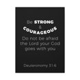 thumbnail image 1 of Scripture Walls  Be Strong And Courageous Deuteronomy 31:6 Christian Wall Art Bible Verse Print Ready To Hang Unframed, 1 of 17