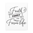 thumbnail image 1 of Scripture Walls Faith Family And Deuteronomy 28:8 Christian Wall Art Print Ready to Hang Unframed, 1 of 18