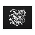 thumbnail image 1 of Scripture Walls Faith, Hope, Love 1 Corinthians 13:13 Cursive Black Christian Wall Art Bible Verse Print Ready to Hang Unframed, 1 of 18