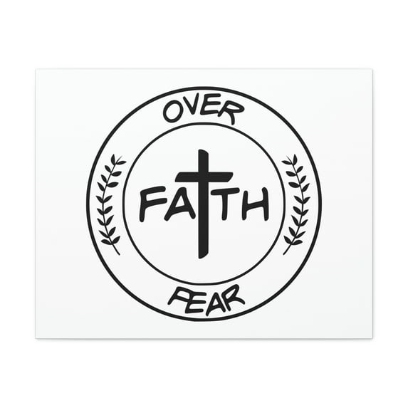 Scripture Walls Faith Over Fear Matthew 8:27 Christian Wall Art Print Ready to Hang Unframed
