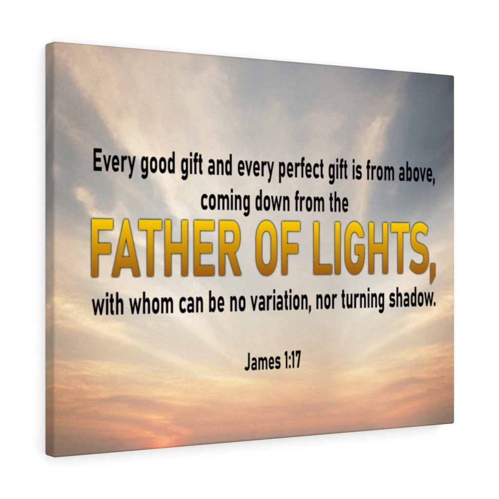 Scripture Walls Father of Lights James 1:17 Scripture Bible Verse ...