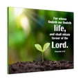 thumbnail image 1 of Scripture Walls  Favour of The Lord Proverbs 8:35 Bible Verse Canvas Christian Wall Art Ready to Hang Unframed, 1 of 9