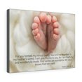thumbnail image 1 of Scripture Walls Psalm 139:13-14 Fearfully and Wonderfully Made Bible Chapter Canvas Christian Wall Art Ready to Hang Unframed, 1 of 9