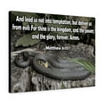 thumbnail image 1 of Scripture Walls For Thine is The Kingdom Matthew 6:13 Bible Verse Canvas Christian Wall Art Ready to Hang Unframed, 1 of 9