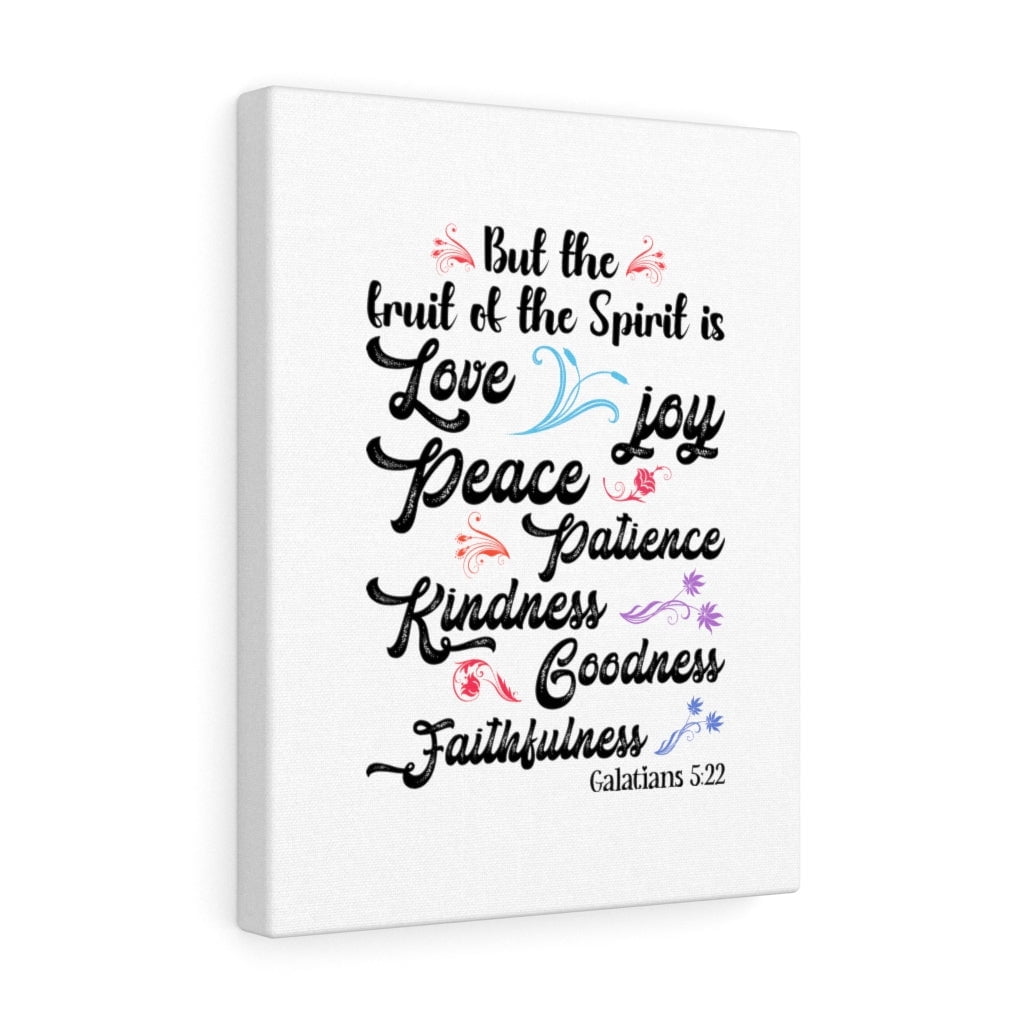 Scripture Walls Fruit Of The Spirit Galatians 5:22 Bible Verse Canvas ...
