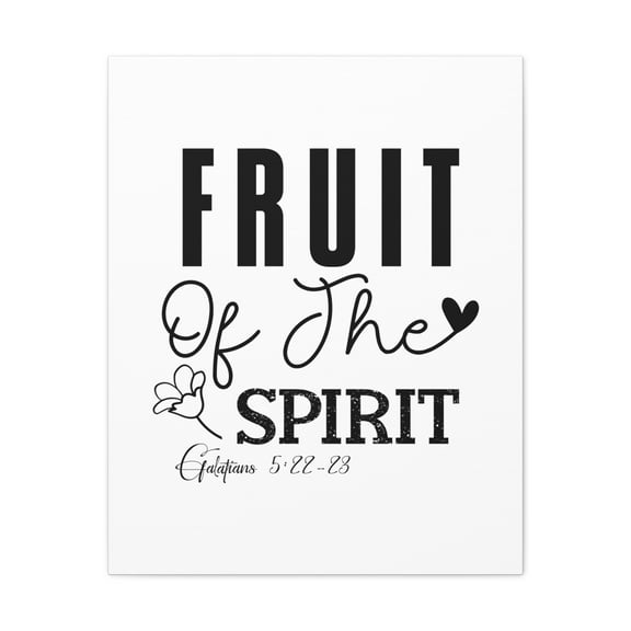 Scripture Walls Galatians 5:22-23 Fruit of the Spirit Bible Verse Canvas Christian Wall Art Ready to Hang Unframed