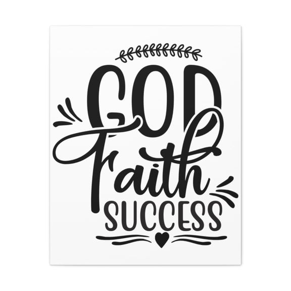 Scripture Walls God Faith Success Proverbs 16:3 Christian Wall Art Print Ready to Hang Unframed