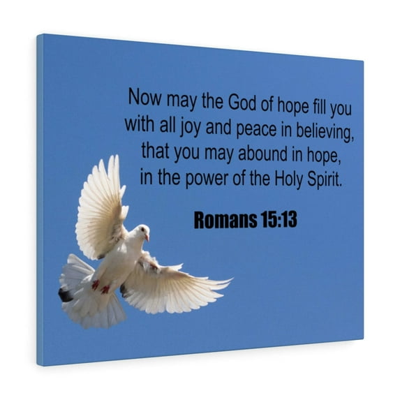 Scripture Walls God of Hope Romans 15:13 Christian Wall Art Print Ready to Hang Unframed