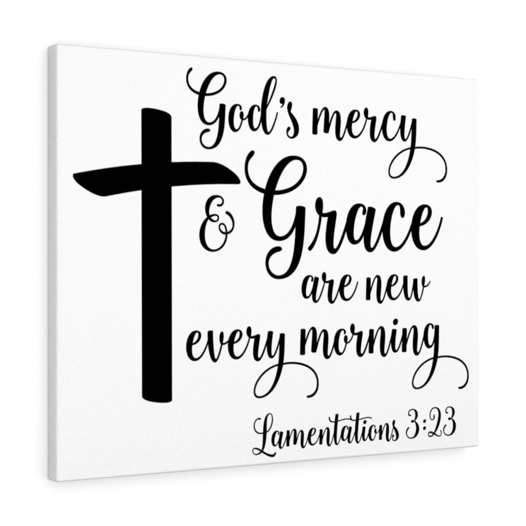 Scripture Walls God's Mercy Lamentations 323 Bible Verse Canvas