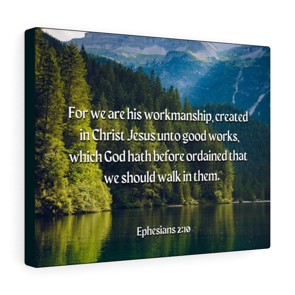 Scripture Walls Good Works Ephesians 2:10 Bible Verse Canvas Christian ...