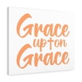 thumbnail image 1 of Scripture Walls Grace Upon Grace Cross Bible Verse Canvas Christian Wall Art Ready to Hang Unframed, 1 of 16