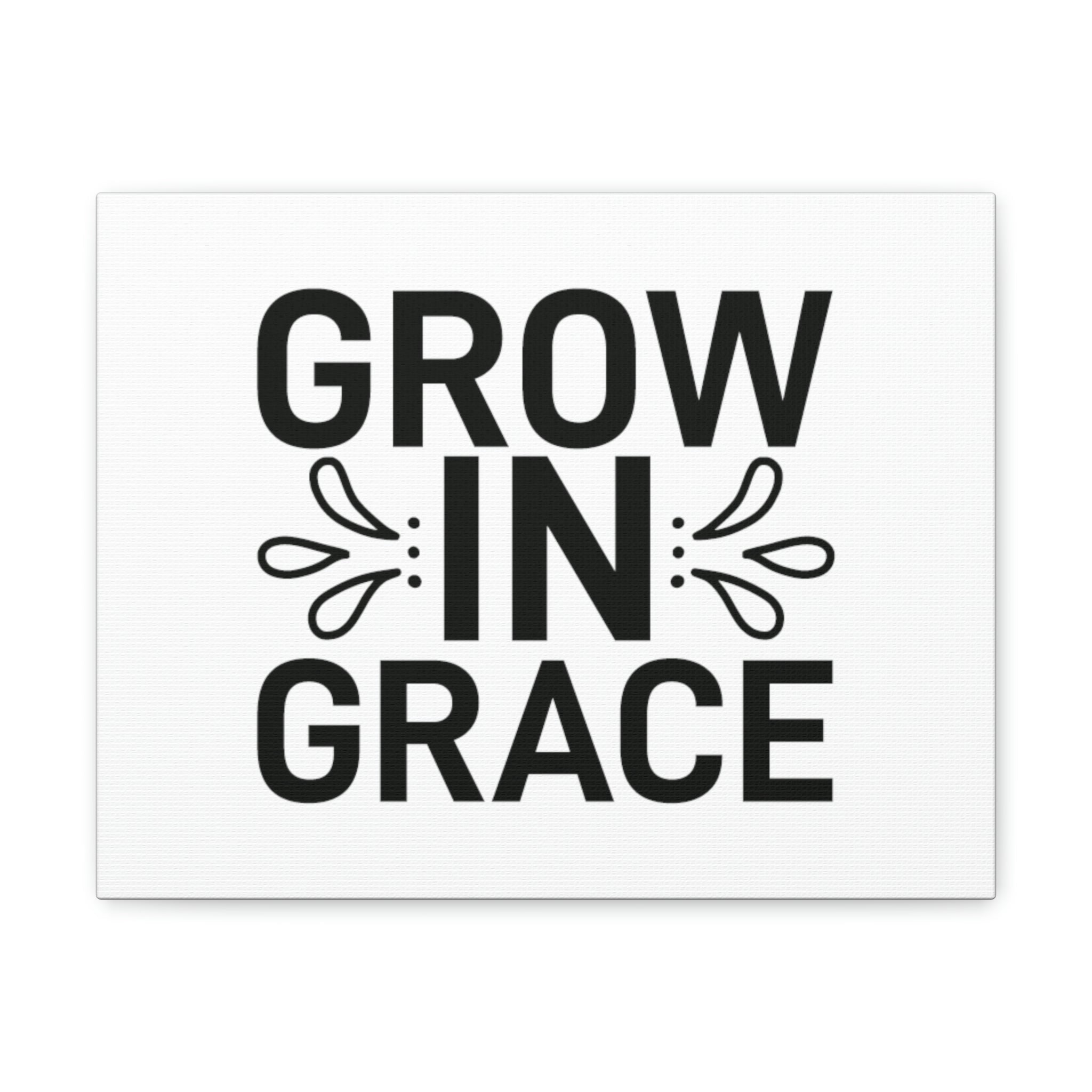 Scripture Walls Grow In Grace 2 Peter 3:18 White Splash Christian Wall ...