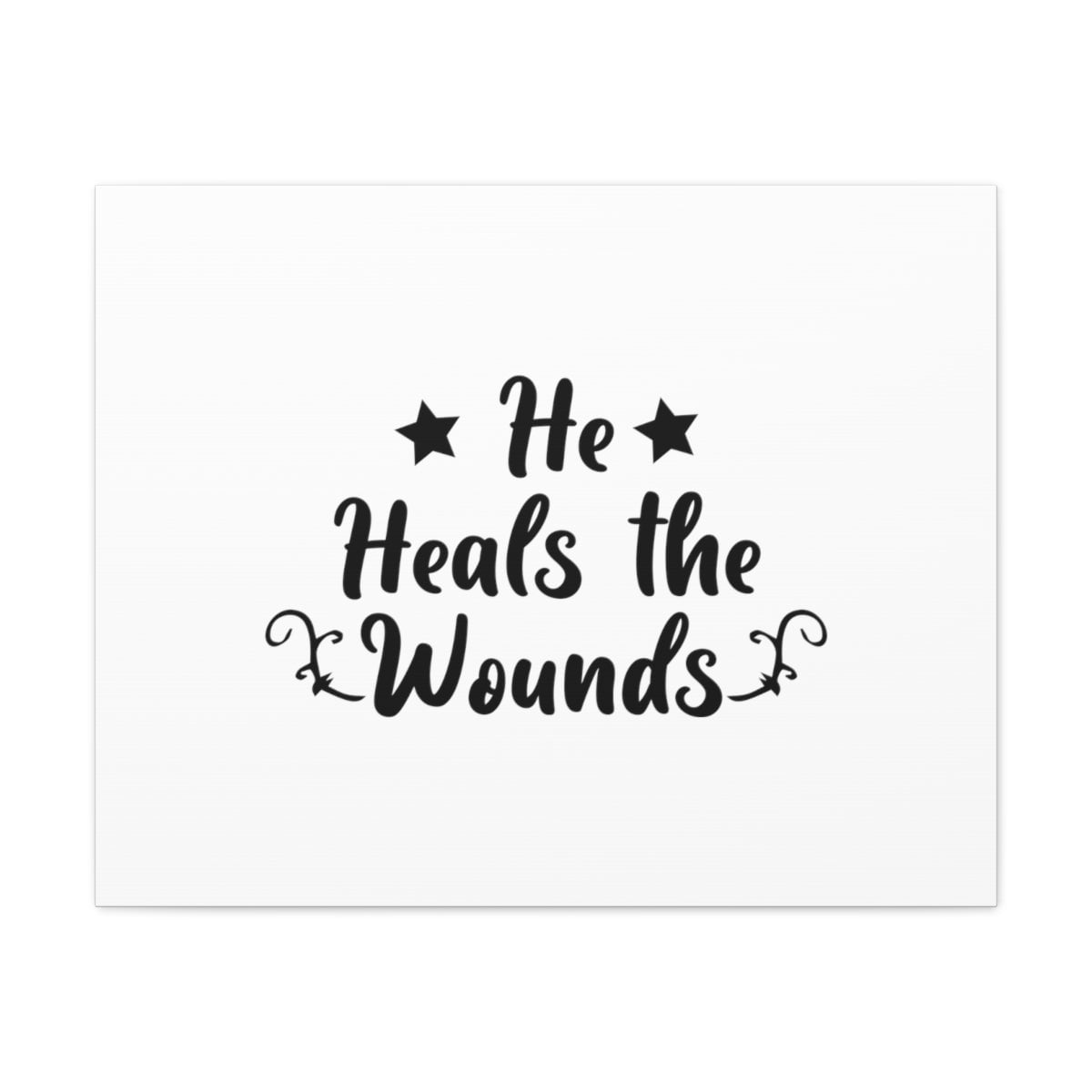 Scripture Walls Psalm 1473 He Heals The Wounds Christian Wall Art