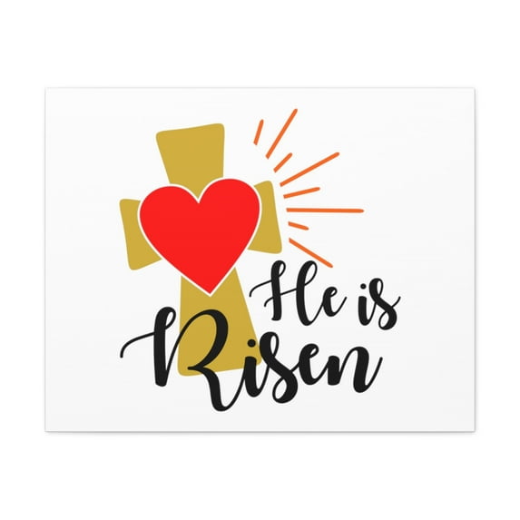 Scripture Walls He Is Risen 1 Peter 1:3 Christian Wall Art Print Ready to Hang Unframed