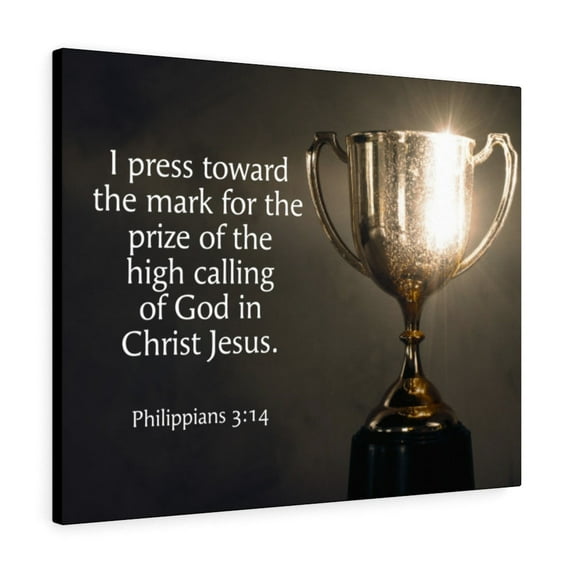 Scripture Walls High Calling Philippians 3:14 Wall Art Christian Home Decor Unframed