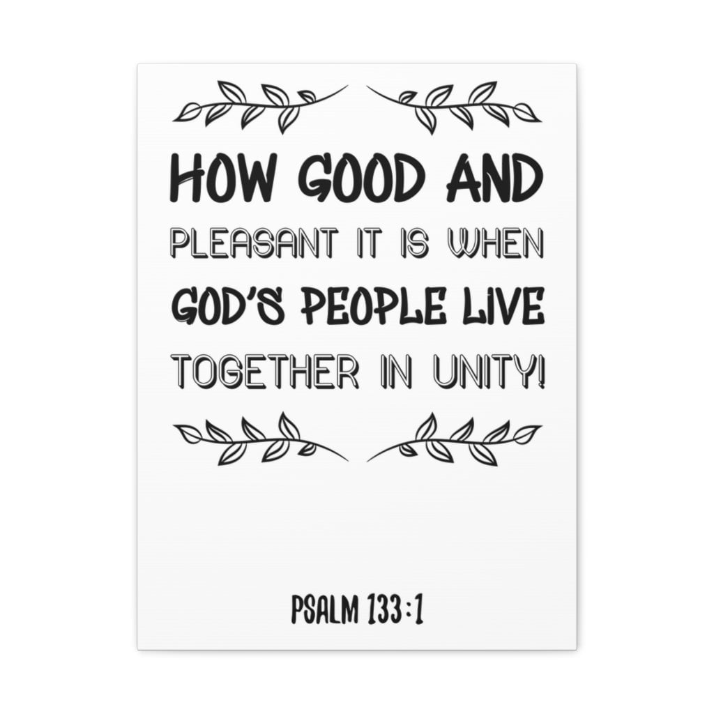 Scripture Walls Psalm 1331 How Good And Pleasant Christian Wall Art