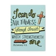 thumbnail image 1 of Scripture Walls I Can Do All Things Philippians 4:13 Colored Bible Verse Canvas Christian Wall Art Ready To Hang Unframed, 1 of 18