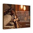 thumbnail image 1 of Scripture Walls  Internal Inheritance Hebrews 9:15 Bible Verse Canvas Christian Wall Art Ready to Hang Unframed, 1 of 9