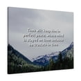 thumbnail image 1 of Scripture Walls Isaiah 26:3 Perfect Peace Bible Verse Canvas Christian Wall Art Ready to Hang Unframed, 1 of 16