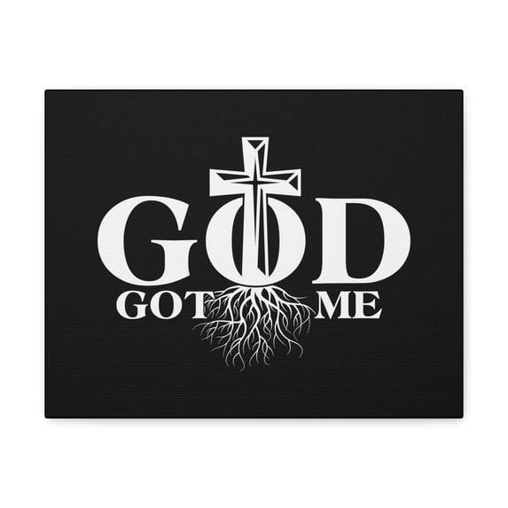 Scripture Walls Isaiah 41:13 God Got Me Roots Bible Verse Canvas Christian Wall Art Ready to Hang Unframed