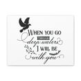 thumbnail image 1 of Scripture Walls Isaiah 43:2 When You Go Bible Verse Canvas Christian Wall Art Ready to Hang Unframed, 1 of 18