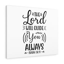 Scripture Walls Isaiah 58:11 Will Guide You Bible Verse Canvas Christian Wall Art Ready to Hang Unframed