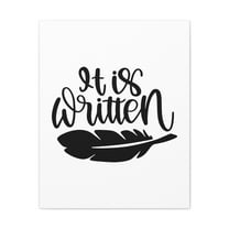 Scripture Walls It Is Written Romans 14:11 Christian Wall Art Bible Verse Print Ready to Hang Unframed