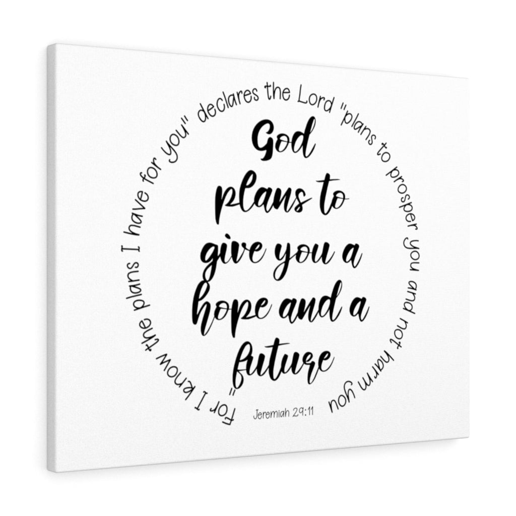 Scripture Walls Jeremiah 29:11 Hope And A Future Bible Verse Canvas ...
