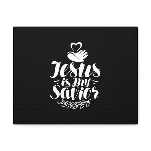 Scripture Walls Jesus Is My Savior Prayer Luke 2:11 Christian Wall Art Bible Verse Print Ready to Hang Unframed