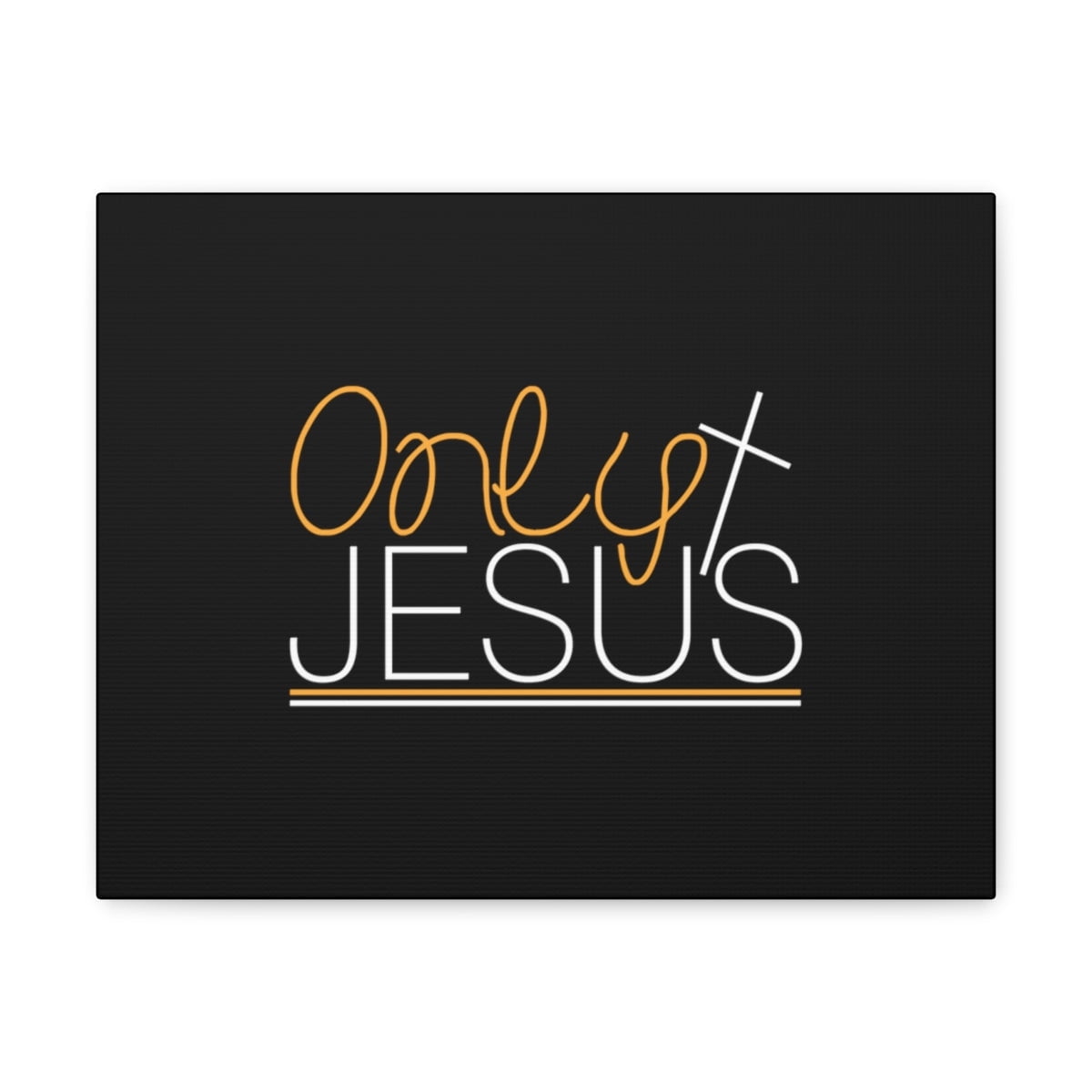 Scripture Walls John 1:1 Only Jesus Bible Verse Canvas Christian Wall ...