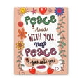 thumbnail image 1 of Scripture Walls John 14:27 With You My Peace Bible Verse Canvas Christian Wall Art Ready to Hang Unframed, 1 of 17